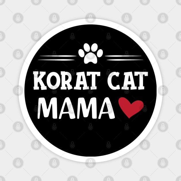 Korat Cat Mama Magnet by KC Happy Shop